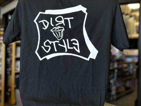 SOLD OUT! But you can still get them at milehighdjsupply.com    Black t-shirt w Dirt Style logo Sale