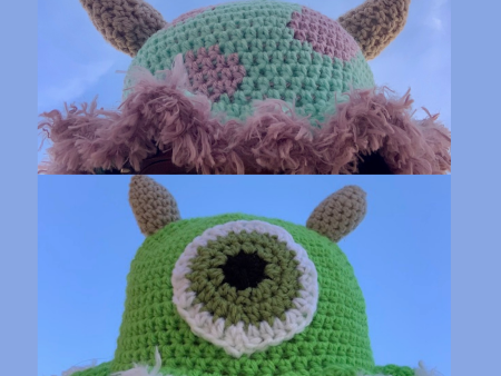 Monster Crochet Bucket Hat PDF Pattern Online