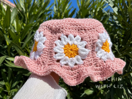 Rosy Daisy Bucket Hat Hot on Sale