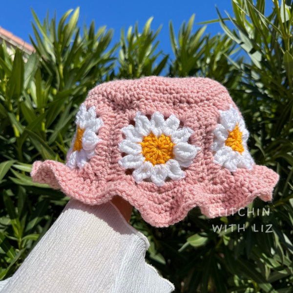 Rosy Daisy Bucket Hat Hot on Sale