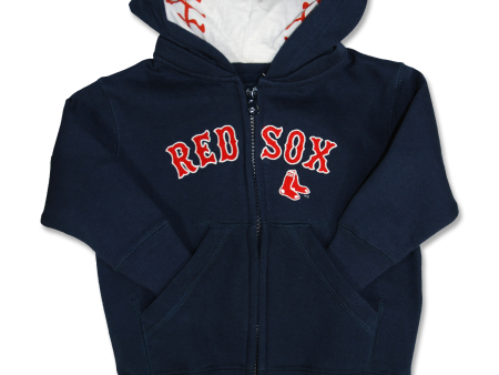 Toddler Full Zip Hood - Navy Hot on Sale