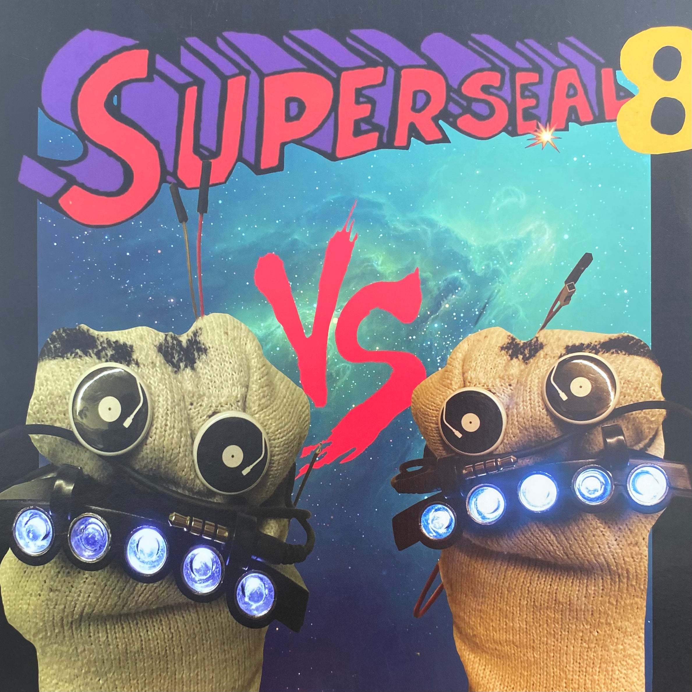 Superseal 8.1 🤖🤖 Sokbot Vs Clone of Sokbot 12” Vinyl!! Super Seal 8 Discount