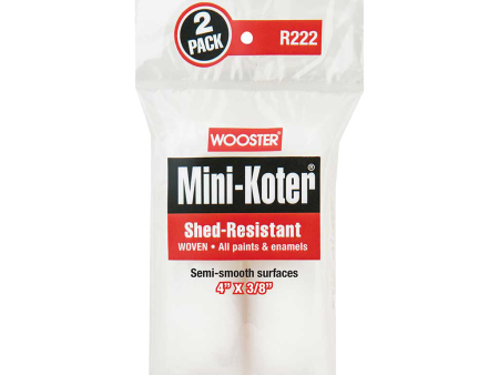 Wooster Mini-Koter 4  Rollers (2 Pack) Hot on Sale