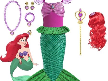 Fantasia Ariel Encantada - A Pequena Sereia on Sale