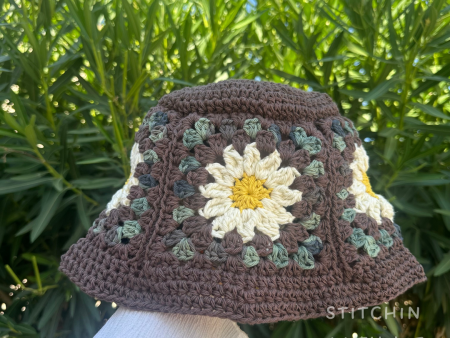 Forest Daisy Bucket Hat Cheap