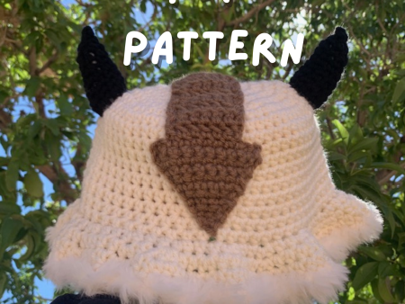 Sky Bison Crochet Bucket Hat PDF Pattern Fashion