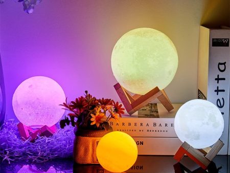 Abajur Lunar Luminaria de Led 12Cm Sale