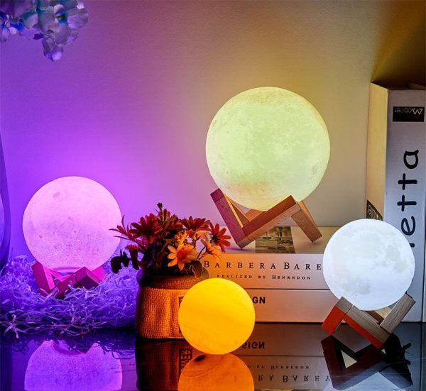 Abajur Lunar Luminaria de Led 12Cm Sale