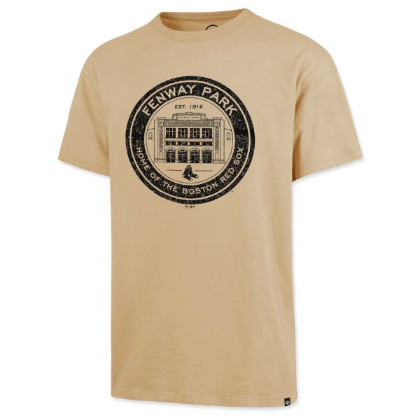 47 Fenway Park Coin Logo T-Shirt - Khaki Dusted Hot on Sale