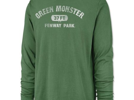 Garment Washed Long Sleeve - Green Monster Online Hot Sale