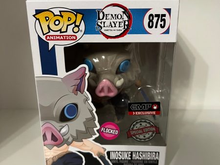 #875  Inosuke Hashibira Flocked - Demon Slayer Online Hot Sale