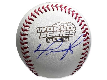 Autographed Baseball - David Ortiz - 2004 World Series For Discount