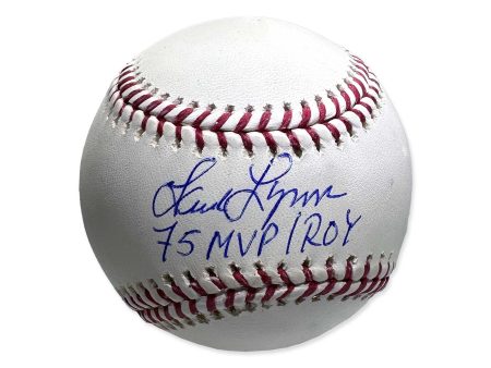 Autographed Baseball - Fred Lynn - 75 Rookie of the Year, MVP Supply