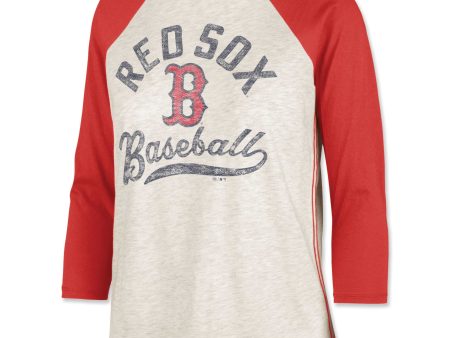 Ladies 47 Retro Daze Raglan 3 4 Sleeve - Red Online Sale