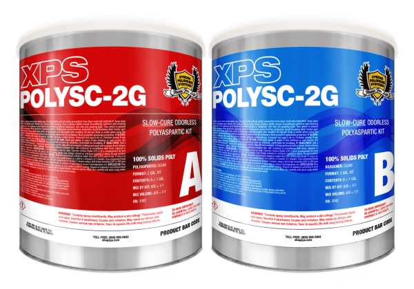 Slow Cure Polyaspartic Floor Coating -  XPS SC Poly 2 Gal. Kit (PACT-8084) Fashion