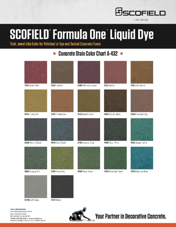 Formula One Concrete Stain For Discount