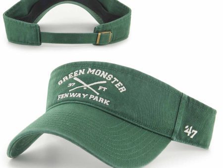 47 Visor - Green Monster Cross Bats Supply