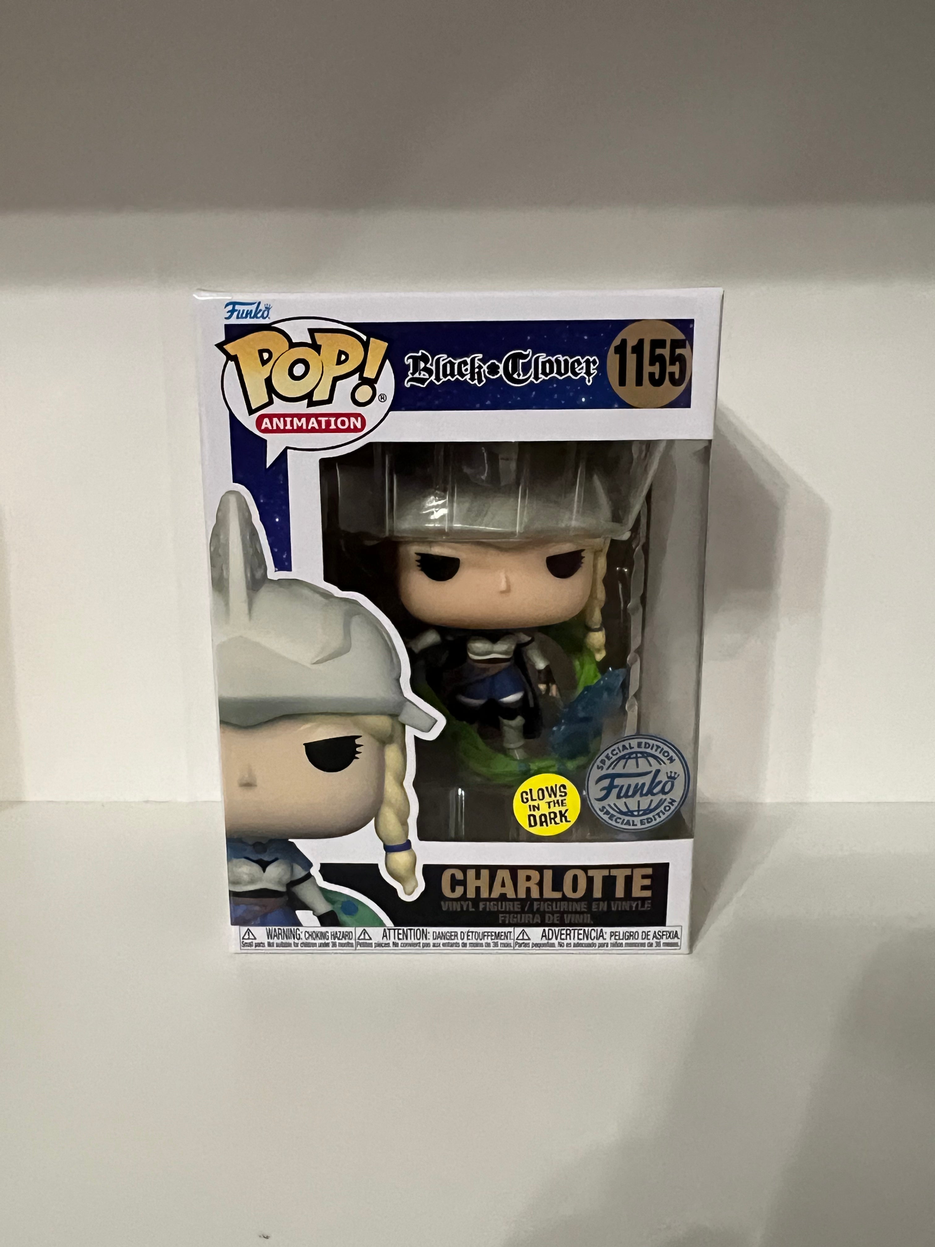 #1155  Charlotte GITD - Black Clover Discount