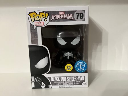 #79  Black Suit Spider-Man GITD - Marvel Hot on Sale