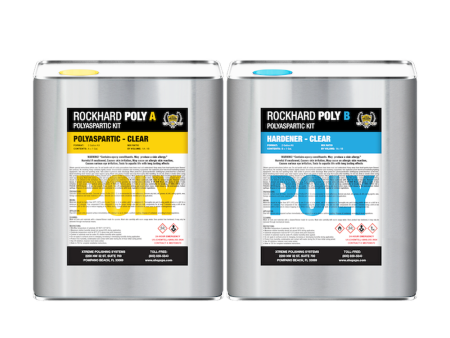 Polyaspartic Floor Coating - Rockhard Poly 2 Gal. Kit Fashion