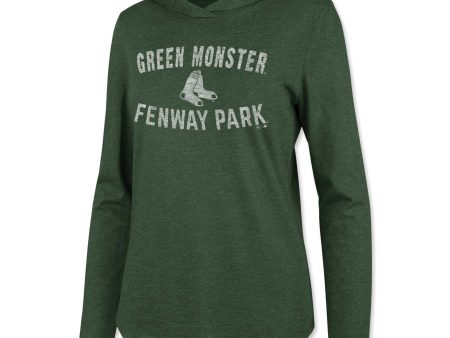 Ladies 47 Frankie Hooded Long Sleeve - Green Monster Discount