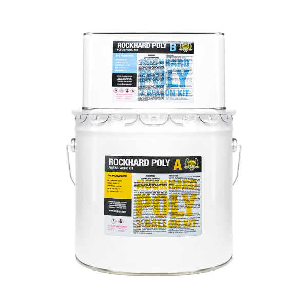 Polyaspartic Floor Coatings Kit - Rockhard Poly 3 Gal. Kit For Sale