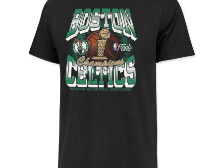 47 Celtics 2024 Champs  T-Shirt - Black Online