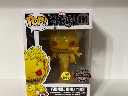 #691  Venomized Human Torch GITD - Marvel Online