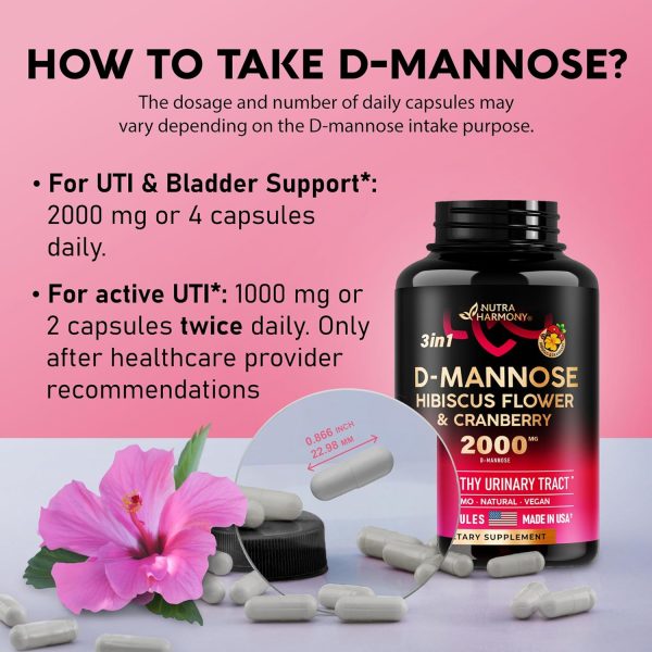 D-Mannose 2000mg Capsules Supply