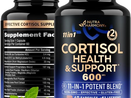 Cortisol Supplement - 11-in-1 Hormone Balance for Women Hot on Sale