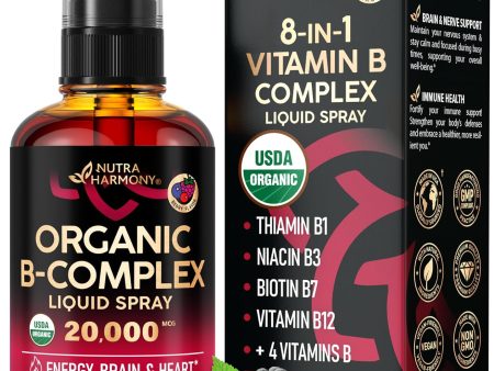 USDA Organic Vitamin B-Complex Liquid Spray Online Sale