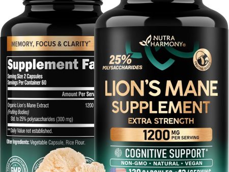 Lion s Mane Supplement Capsules on Sale