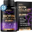 Biotin Vitamins with Collagen & Keratin Supply